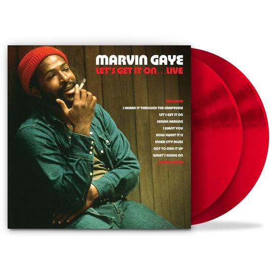 Marvin Gaye – Let’s Get It On… Live - Red - Vinyl LP Record
