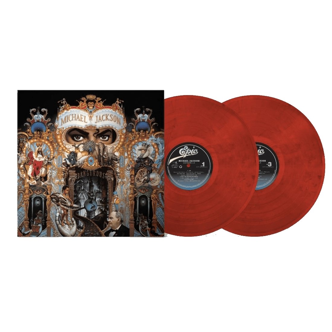 Michael Jackson - Dangerous - Limited Edition Red  {vinyl LP}