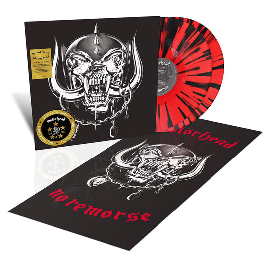 Motorhead - No Remorse: 50th Anniversary - Red & Black Splatter {vinyl LP}