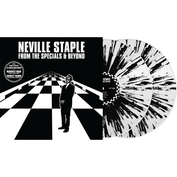 Neville Staple - From The Specials & Beyond - Black & White Splatter {vinyl LP}