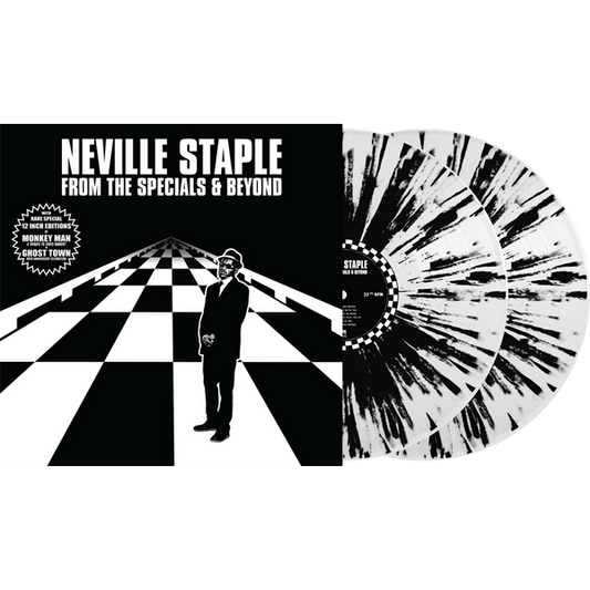 Neville Staple - From The Specials & Beyond - Black & White Splatter {vinyl LP}
