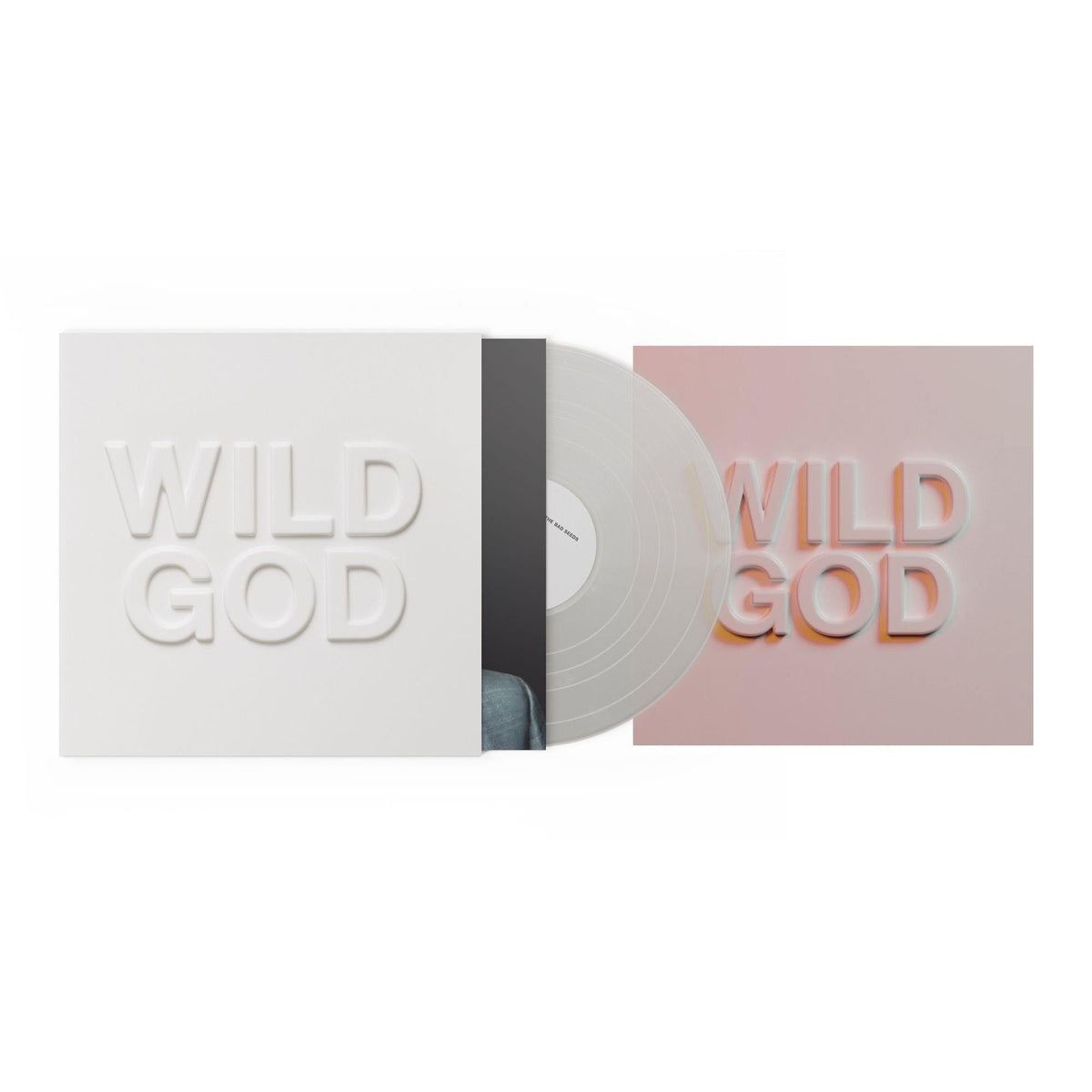 Nick Cave & The Bad Seeds - Wild God - Clear Limited Edition Art Print Bundle {vinyl LP}