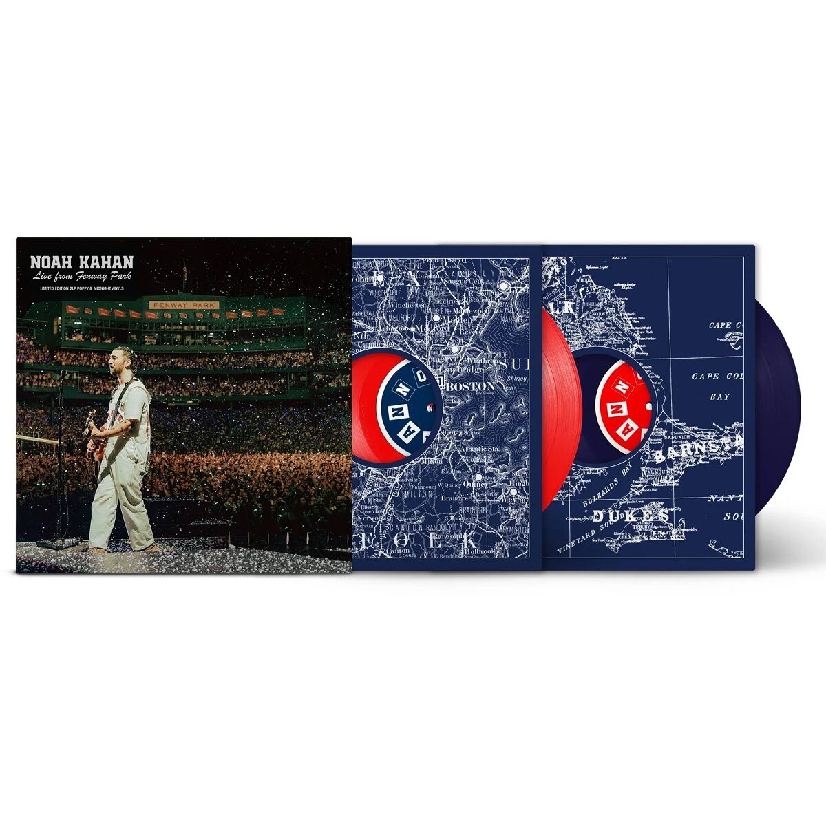 Noah Kahan - Live From Fenway - Red & Blue {vinyl LP}