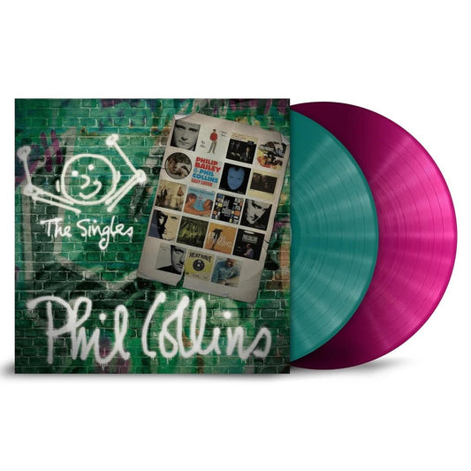 Phil Collins - The Singles - Green & Magenta {vinyl LP}