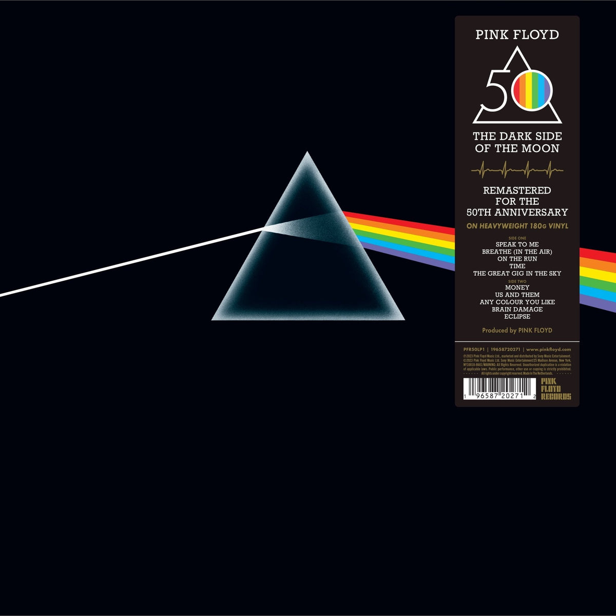 Pink Floyd - The Dark Side Of The Moon - 50th Anniversary Remastered {vinyl LP}