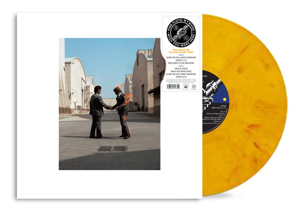 Pink Floyd - Wish You Were Here (50th Anniversary) - Yellow Flame {vinyl LP}