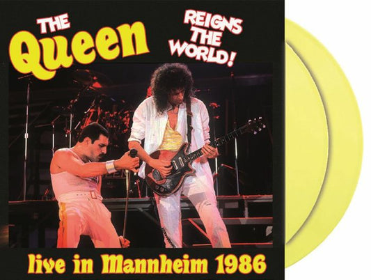Queen - Live In Mannheim 1986 - Yellow {vinyl LP}