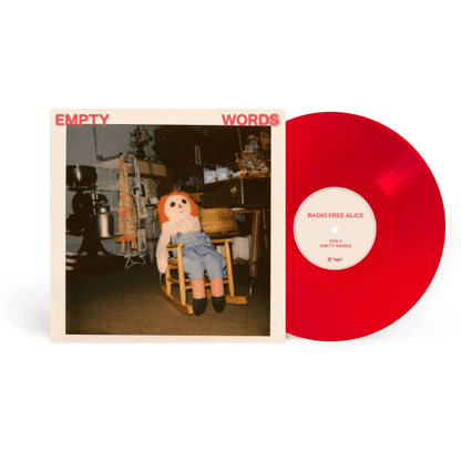 Radio Free Alice - Empty Words - Red 12" Vinyl Record