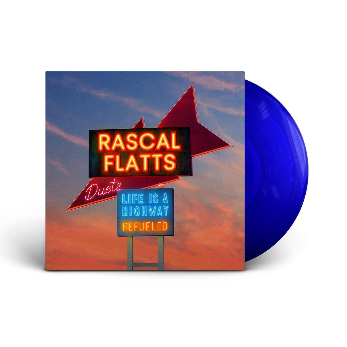 Rascal Flats - Life Is A Highway: Refueled Duets - Blue  {vinyl LP}