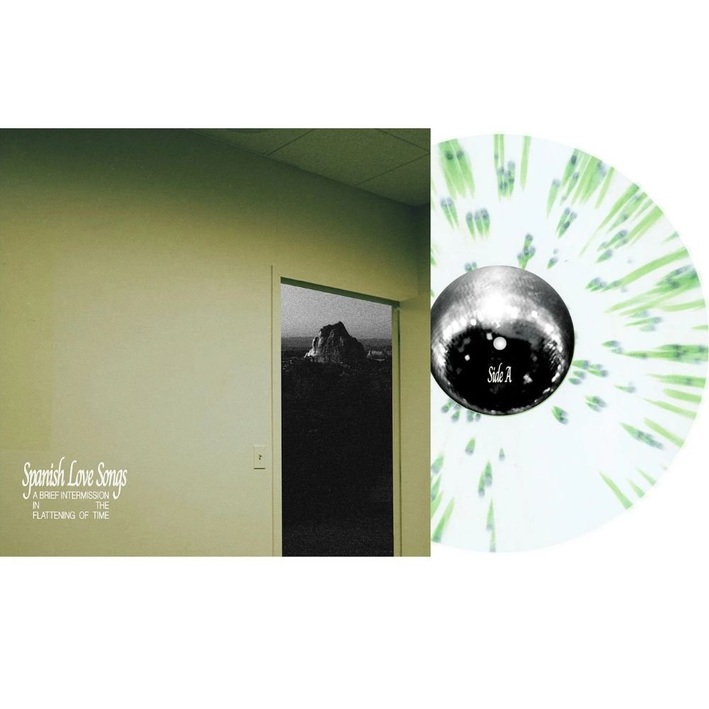 Spanish Love Songs - A Brief Intermission In The Flattening Of Time - White with Green Splatter {vinyl LP}