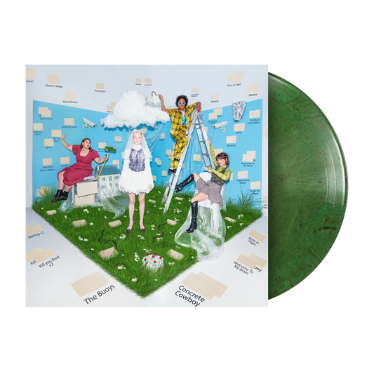 The Buoys - Concrete Cowboy - The Quiet Garden Green Regrind {Vinyl LP}