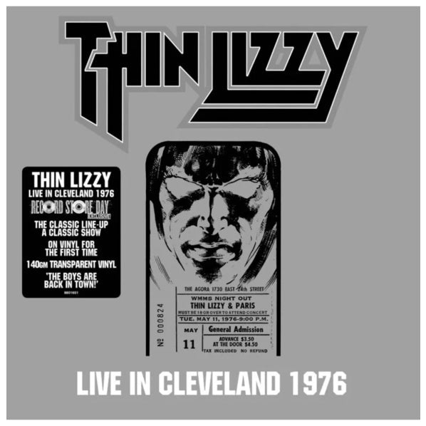 Thin Lizzy - Live in Cleveland 1976 - RSD 2026 Clear {vinyl LP}