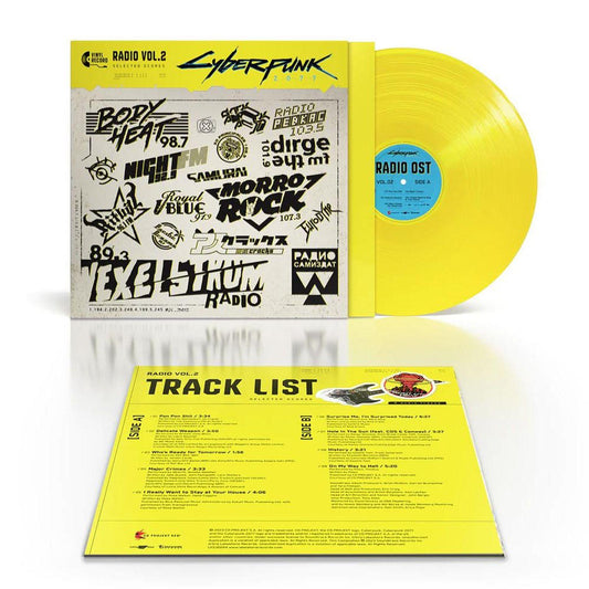 Various Artists - Cyberpunk 2077 Radio, Vol. 2 - Translucent Yellow {vinyl LP}