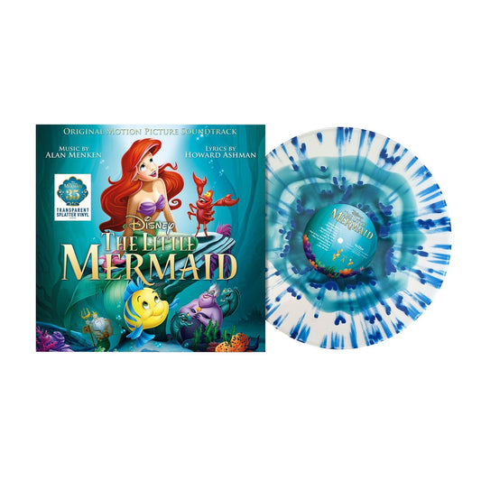 Various Artists - The Little Mermaid - 35th Anniversary Transparent Splatter{vinyl LP}