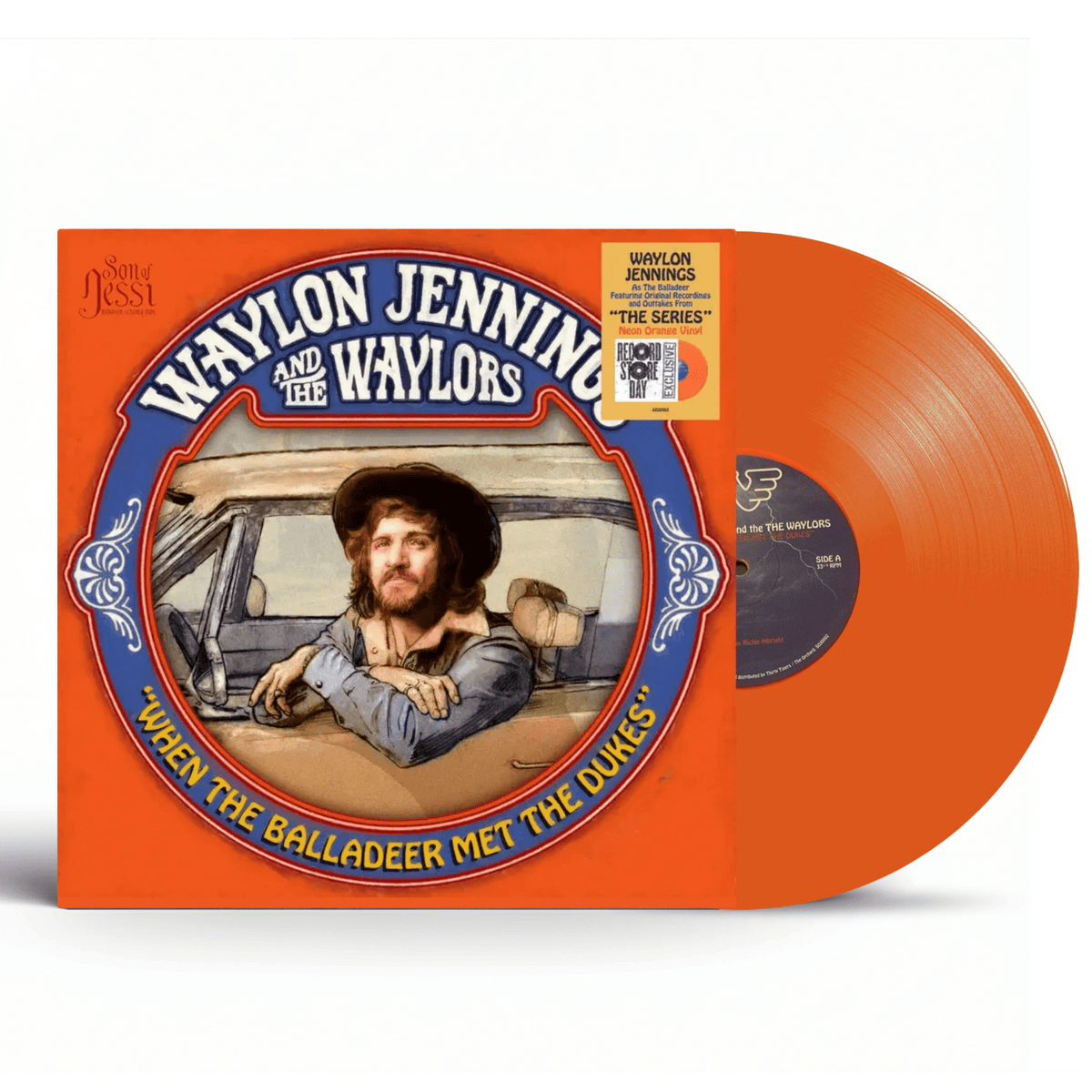 Waylon Jennings & The Waylors - When The Balladeer Met The Dukes - RSD 2026 Orange  {vinyl LP}
